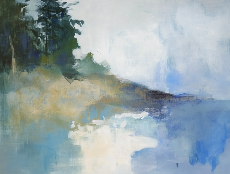 Canadian Landscape Painting by Hotel FF&E Art Supplier Haute Curations